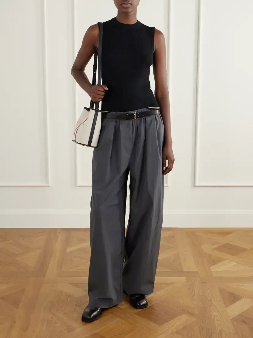 Thom Browne Ribbed Merino Wool Tank | Thumbnail 2