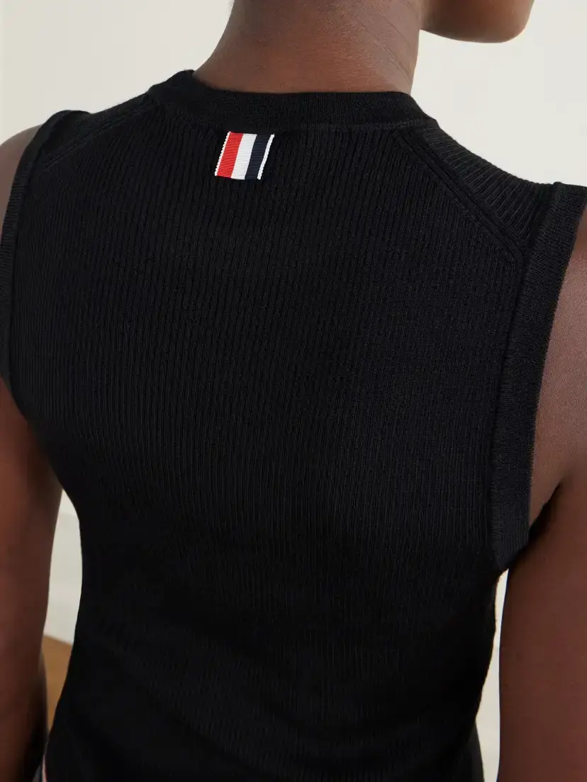Thom Browne Ribbed Merino Wool Tank | Thumbnail 5