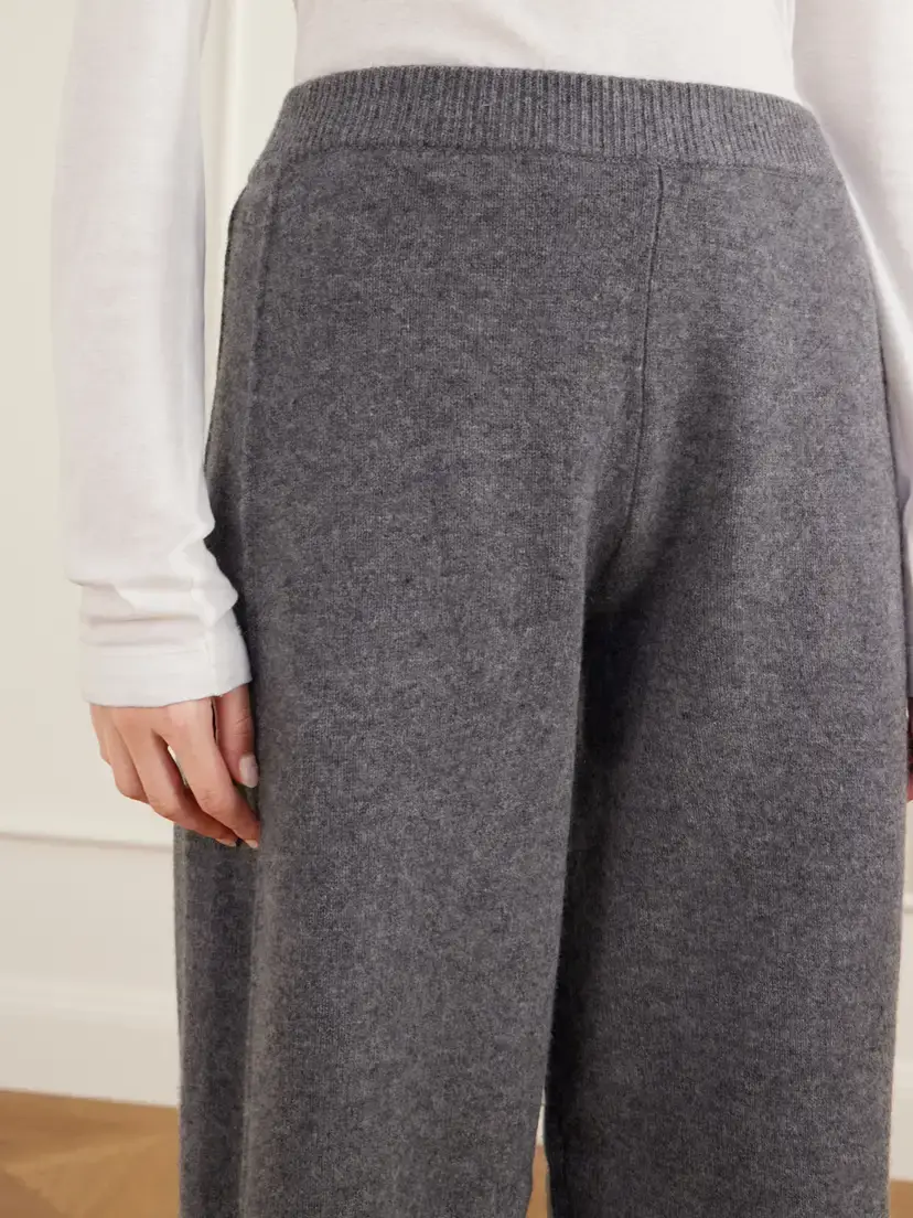 Guest In Residence Brushed Wool And Cashmere-blend Barrel-leg Pants | Thumbnail 5 Guest In Residence Brushed Wool And Cashmere-blend Barrel-leg Pants | Thumbnail 5