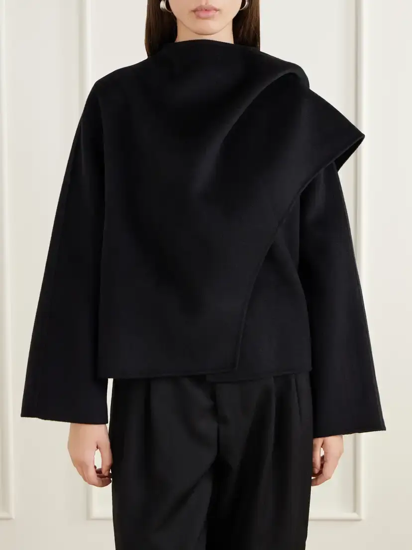 Arch4 Halehurst Cape-effect Wool, Cashmere And Silk-blend Jacket - Black | Thumbnail 3