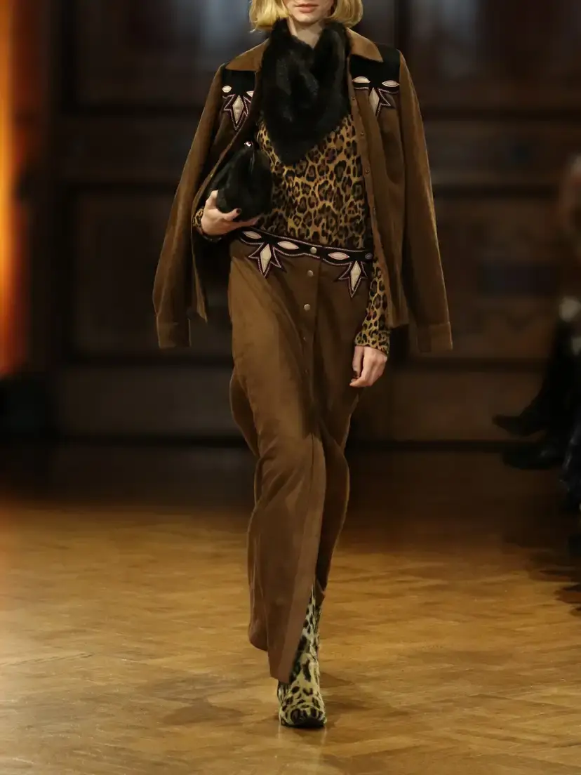 ANNA SUI Appliquéd Textured Maxi Skirt | Thumbnail 5 ANNA SUI Appliquéd Textured Maxi Skirt | Thumbnail 5
