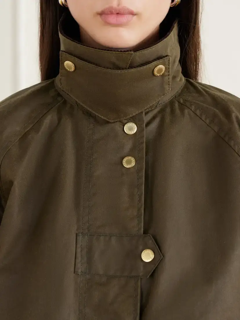 Barbour Kirklees Corduroy-trimmed Waxed Cotton Jacket | Thumbnail 5 Barbour Kirklees Corduroy-trimmed Waxed Cotton Jacket | Thumbnail 5