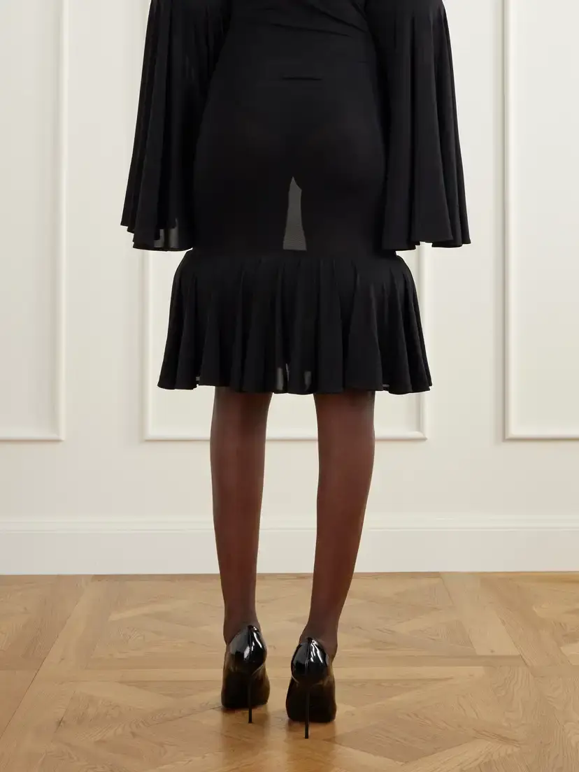 Jean Paul Gaultier Sculptural Gathered Knee-length Skirt | Thumbnail 3