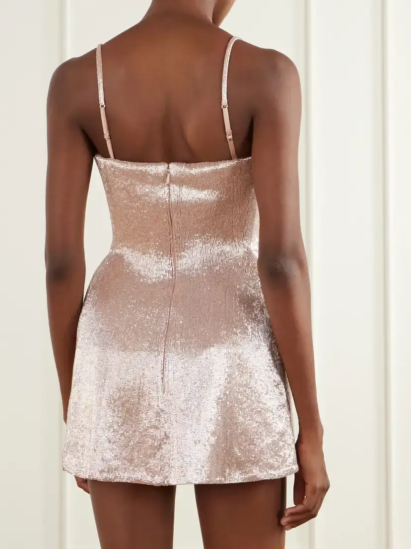 Wiederhoeft Maggi Floral-appliquéd Bead-embellished Mini Dress | Thumbnail 3 Wiederhoeft Maggi Floral-appliquéd Bead-embellished Mini Dress | Thumbnail 3