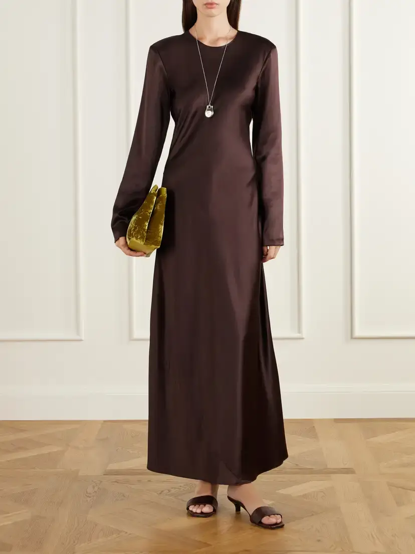 Heirlome Mercedes Silk-satin Maxi Dress | Thumbnail 2 Heirlome Mercedes Silk-satin Maxi Dress | Thumbnail 2