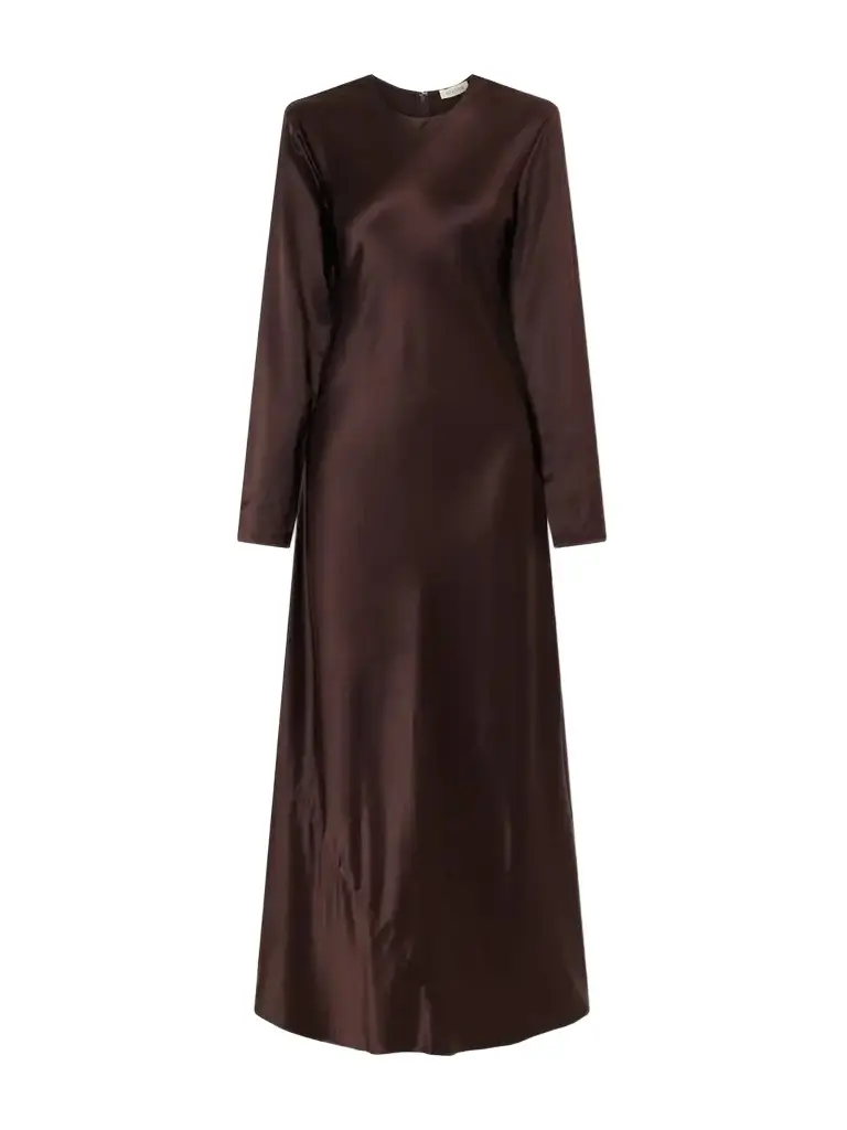Heirlome Mercedes Silk-satin Maxi Dress