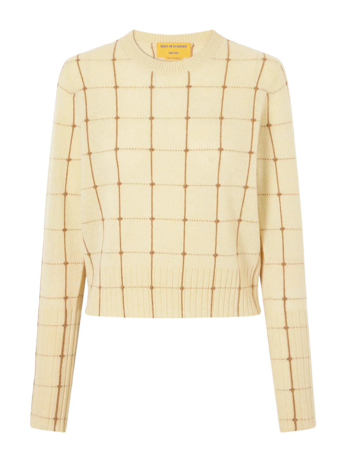Checked Cashmere Sweater Checked Cashmere Sweater