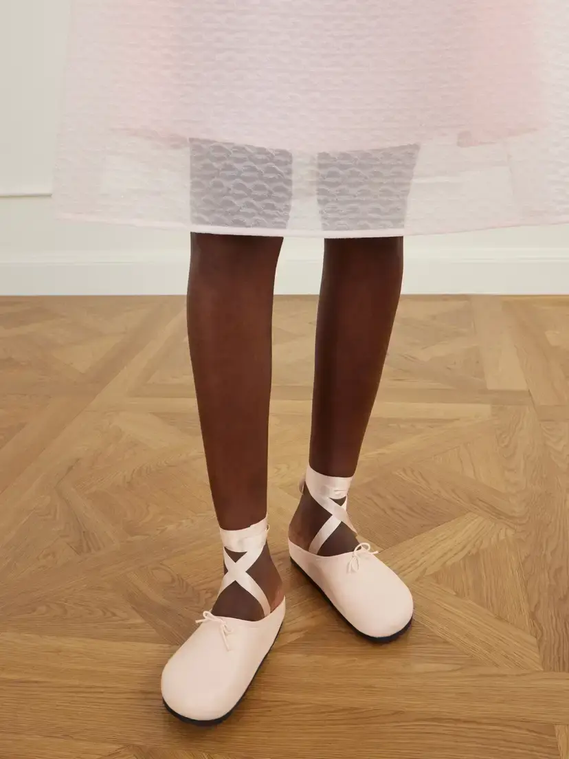Birkenstock 1774 + Repetto Opera Bow-embellished Leather Slip-ons | Thumbnail 2 Birkenstock 1774 + Repetto Opera Bow-embellished Leather Slip-ons | Thumbnail 2