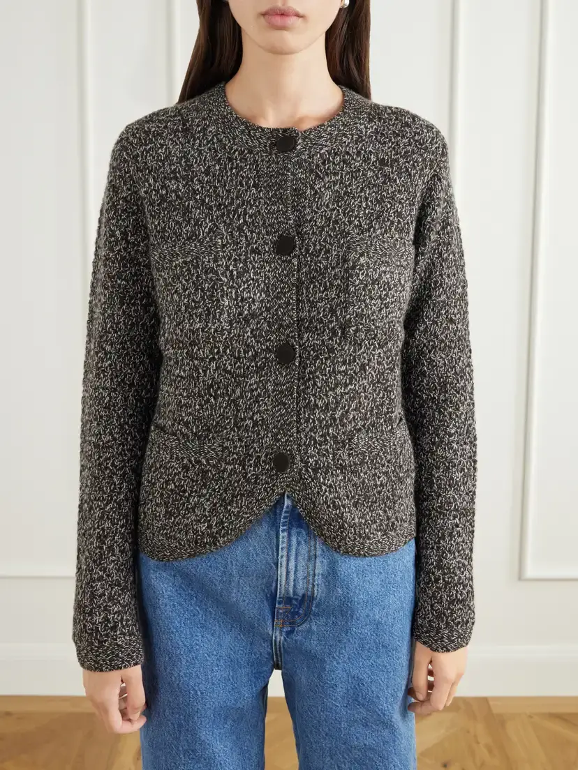 Arch4 Tulip Tweed Cashmere Cardigan | Thumbnail 3 Arch4 Tulip Tweed Cashmere Cardigan | Thumbnail 3