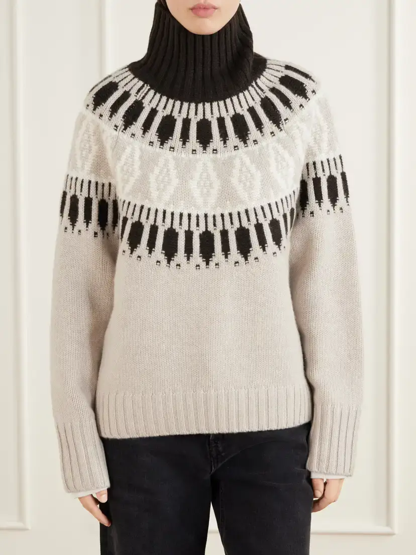 Arch4 Whistler Fair Isle Intarsia-knit Cashmere Turtleneck Sweater | Thumbnail 3