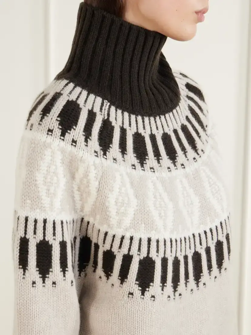 Arch4 Whistler Fair Isle Intarsia-knit Cashmere Turtleneck Sweater | Thumbnail 5