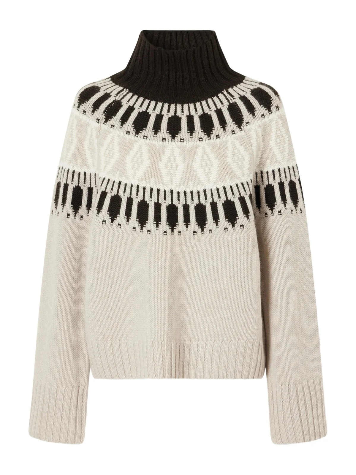Arch4 Whistler Fair Isle Intarsia-knit Cashmere Turtleneck Sweater
