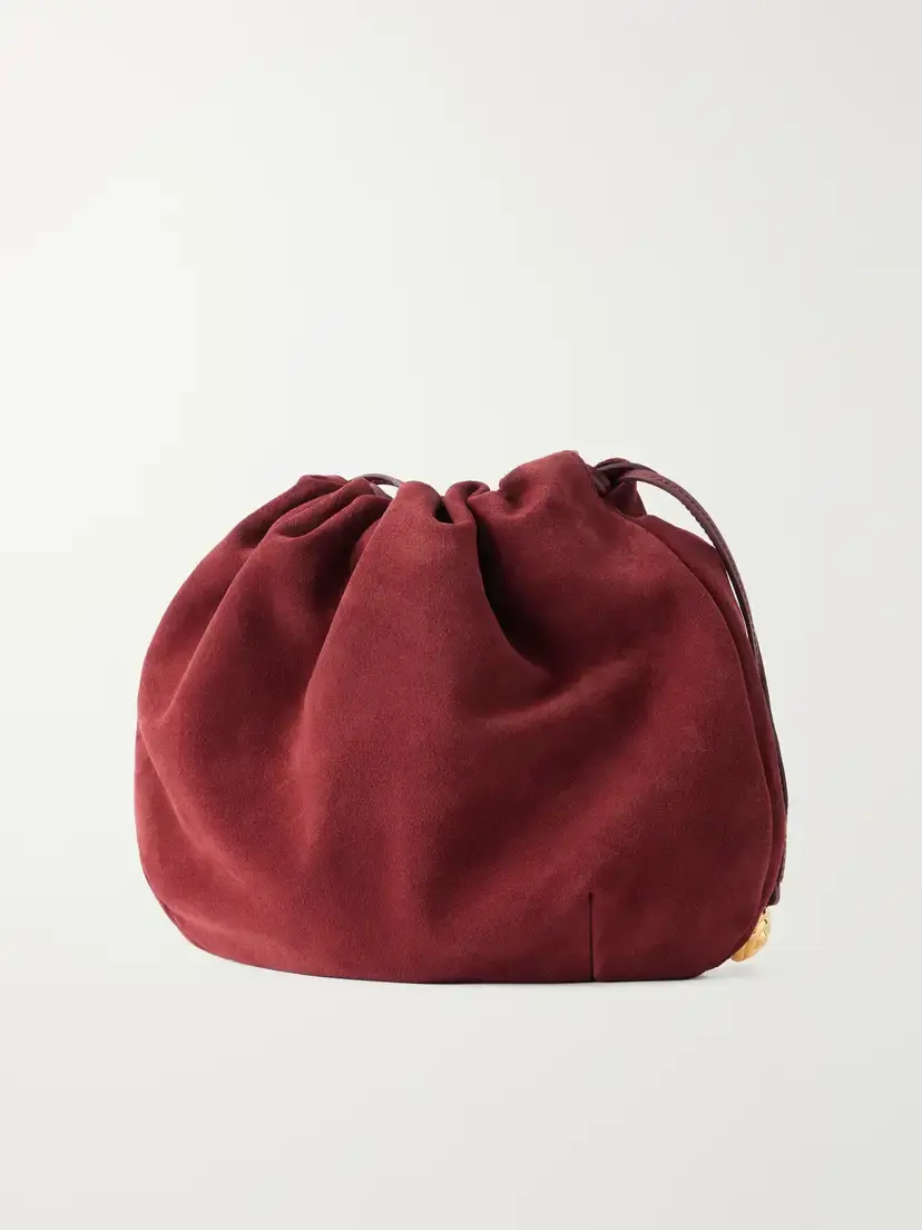 Liffner Charm Embellished Suede Clutch | Thumbnail 4 Liffner Charm Embellished Suede Clutch | Thumbnail 4