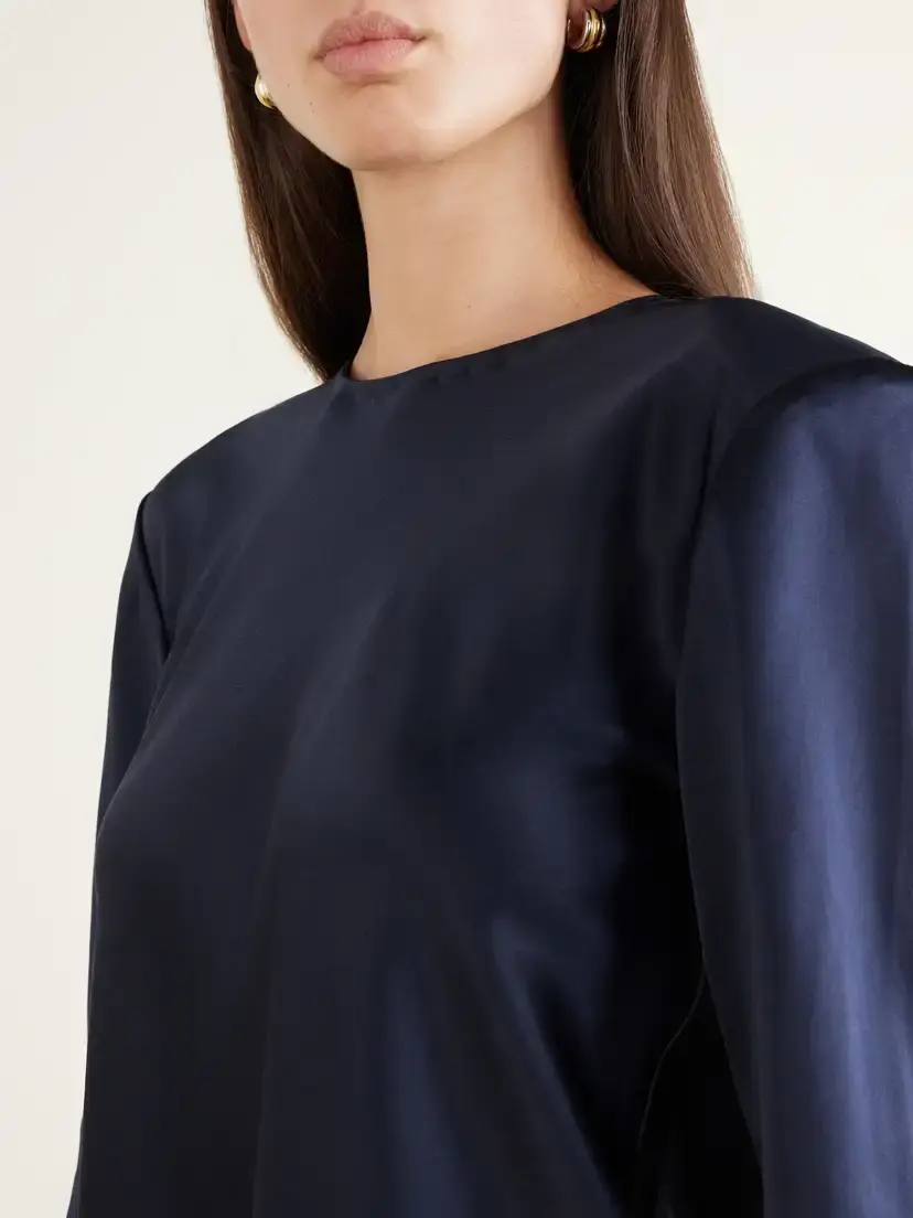 Heirlome Ruth Silk-satin Blouse | Thumbnail 5 Heirlome Ruth Silk-satin Blouse | Thumbnail 5