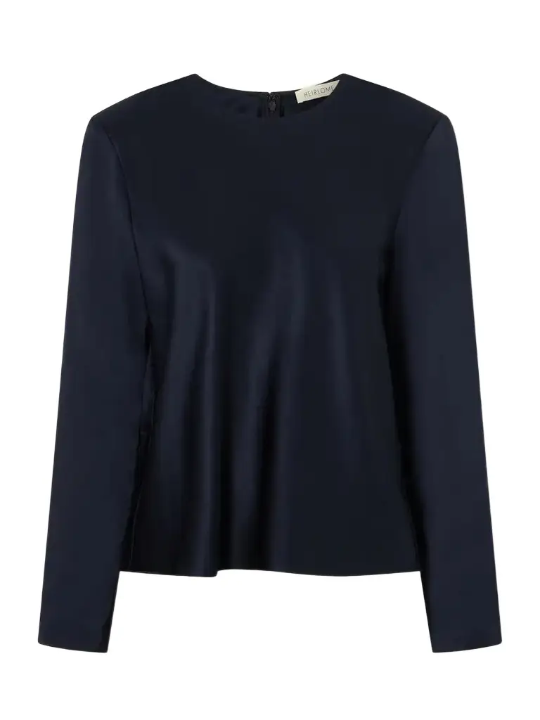 Heirlome Ruth Silk-satin Blouse