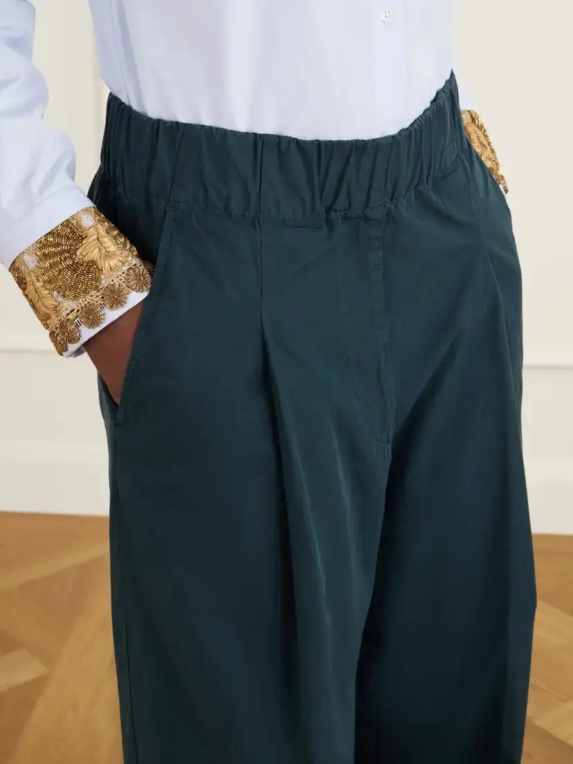 Dries Van Noten Cotton-poplin Wide-leg Pants | Thumbnail 5