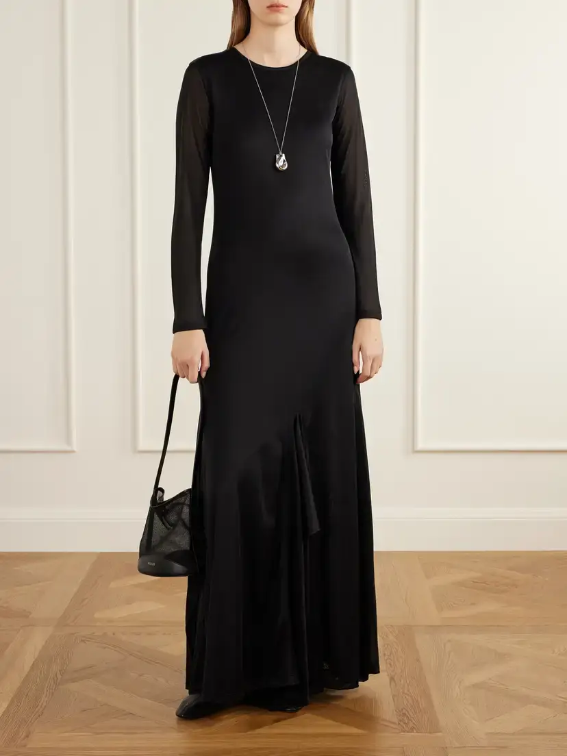 The Park Eileen Ruffled Lyocell Maxi Dress | Thumbnail 2 The Park Eileen Ruffled Lyocell Maxi Dress | Thumbnail 2