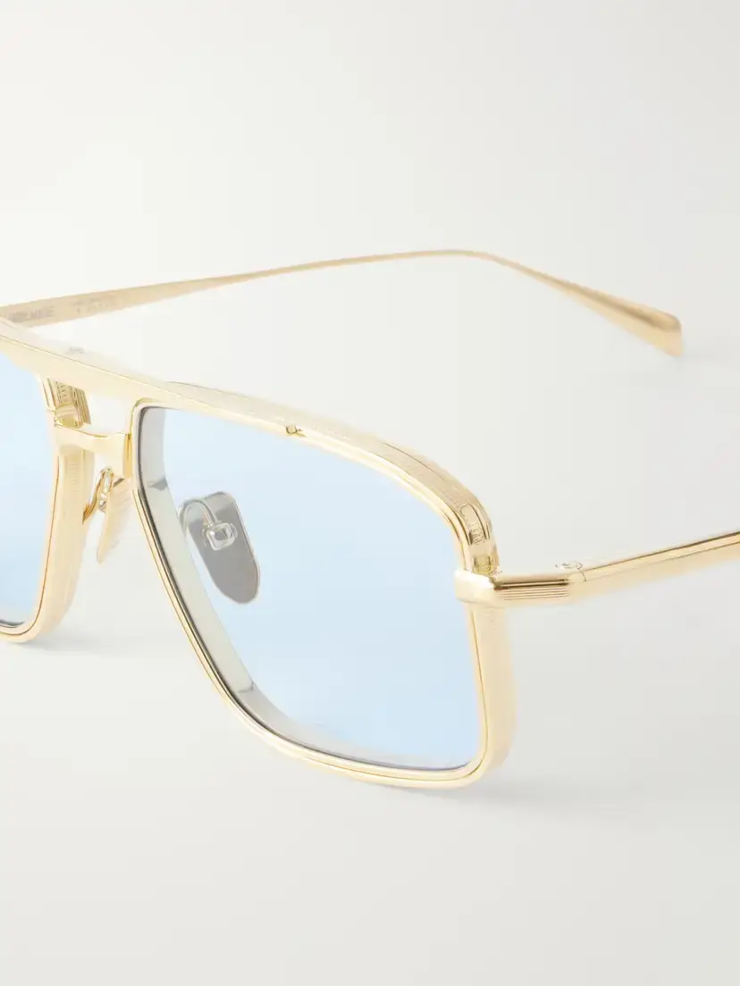 Jacques Marie Mage Earl Aviator-style Gold-tone Sunglasses | Thumbnail 4 Jacques Marie Mage Earl Aviator-style Gold-tone Sunglasses | Thumbnail 4