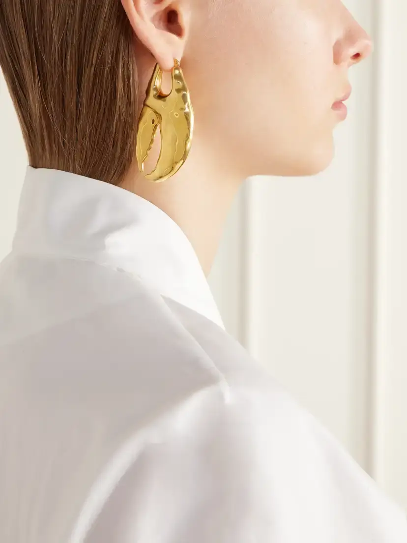 Jacquemus Homard Gold-tone Earrings | Thumbnail 2 Jacquemus Homard Gold-tone Earrings | Thumbnail 2