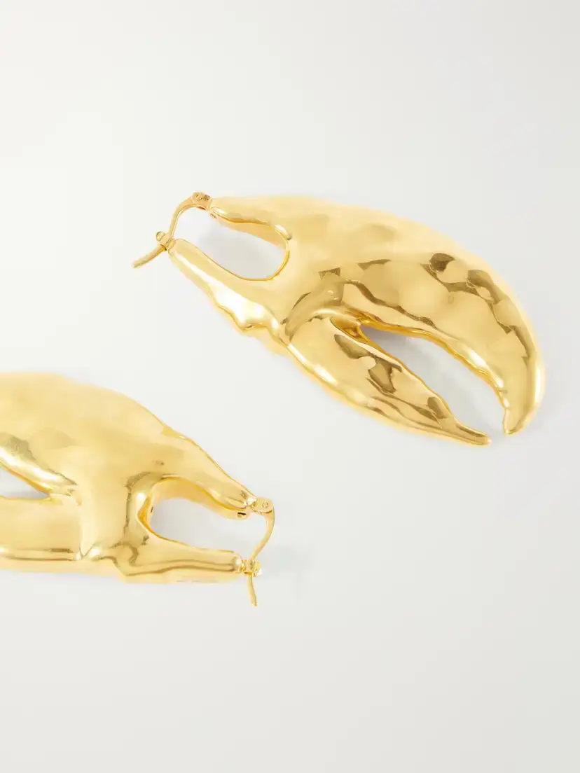 Jacquemus Homard Gold-tone Earrings | Thumbnail 3 Jacquemus Homard Gold-tone Earrings | Thumbnail 3