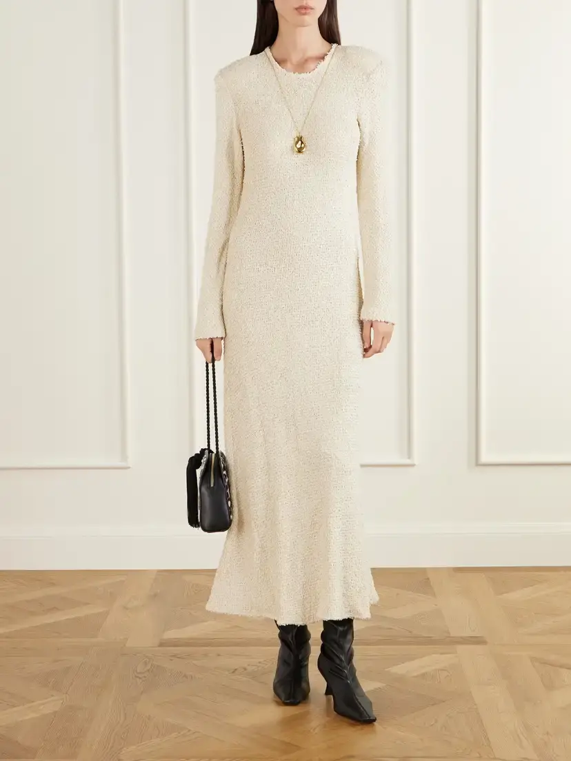 Heirlome Mercedes Bouclé Maxi Dress | Thumbnail 2 Heirlome Mercedes Bouclé Maxi Dress | Thumbnail 2