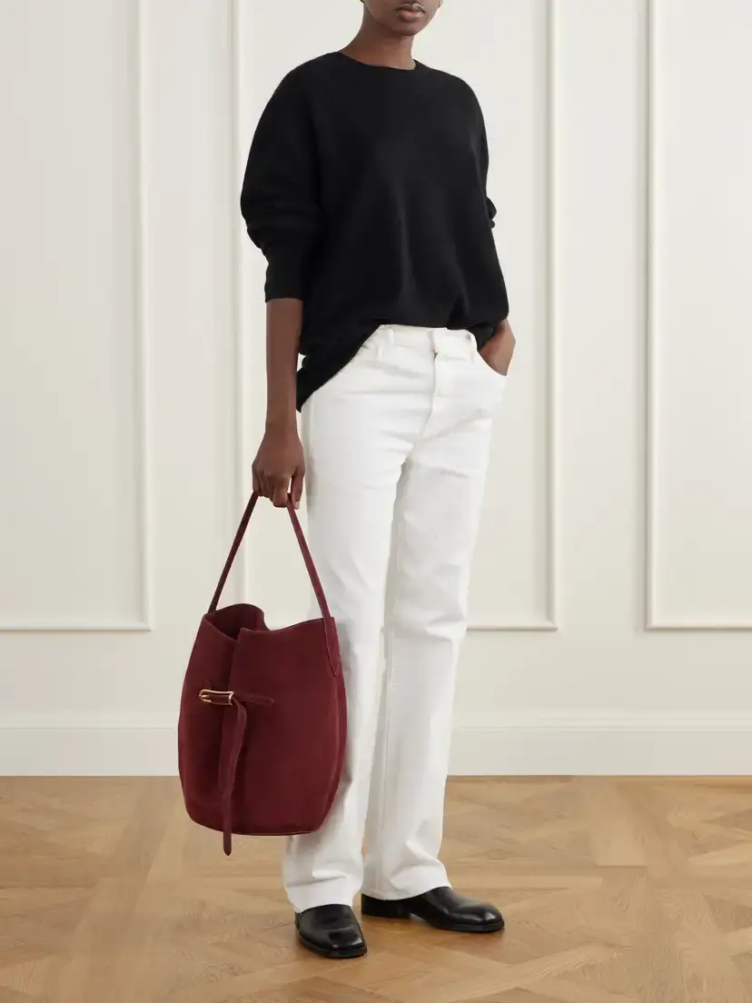 Liffner Belted Bucket Suede Shoulder Bag | Thumbnail 3 Liffner Belted Bucket Suede Shoulder Bag | Thumbnail 3