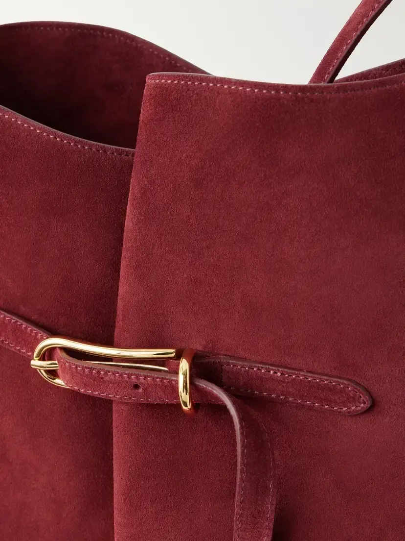 Liffner Belted Bucket Suede Shoulder Bag | Thumbnail 5 Liffner Belted Bucket Suede Shoulder Bag | Thumbnail 5