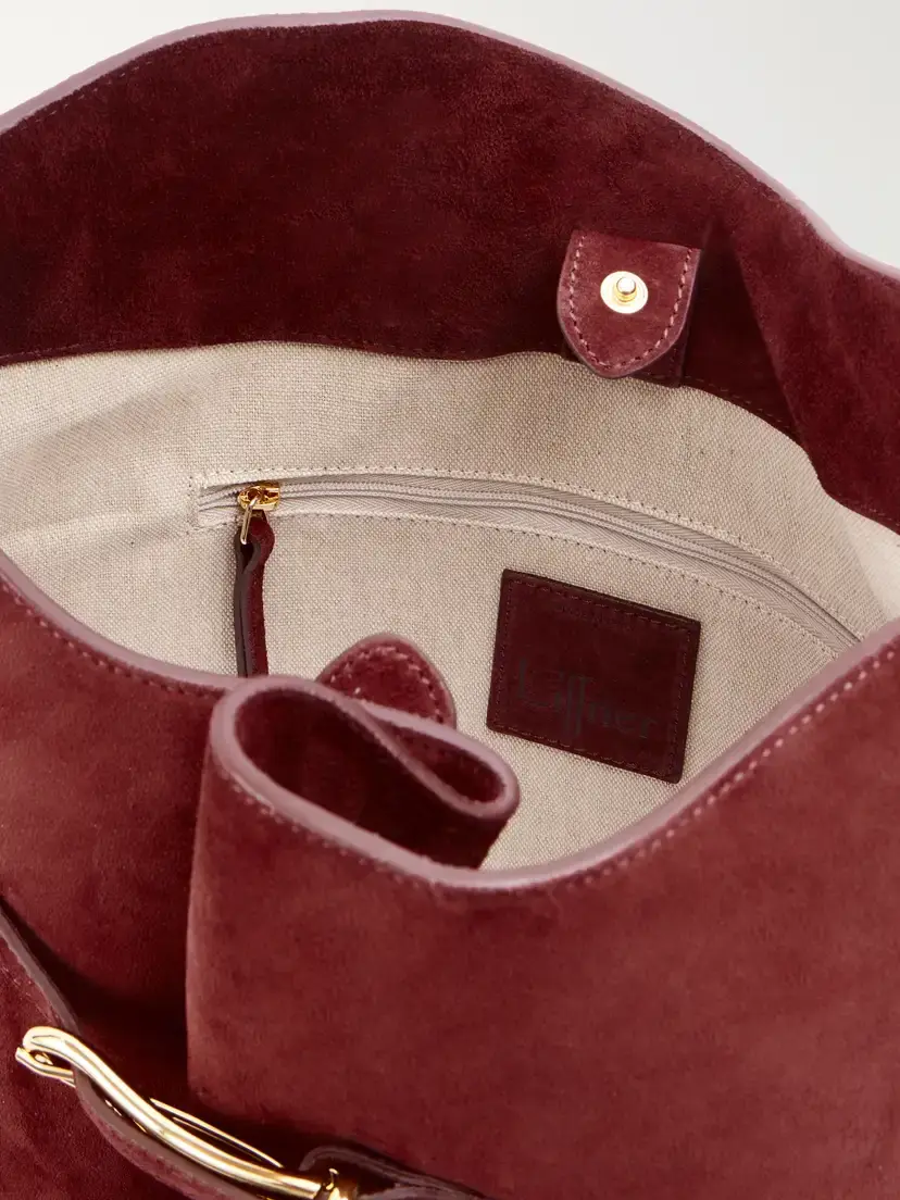 Liffner Belted Bucket Suede Shoulder Bag | Thumbnail 6 Liffner Belted Bucket Suede Shoulder Bag | Thumbnail 6