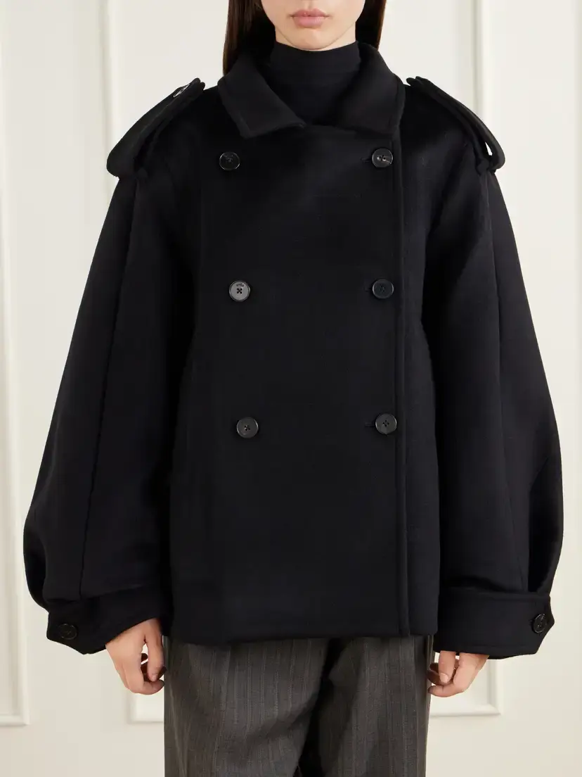 Arch4 Palace Wool Cashmere And Silk-blend Coat - Black | Thumbnail 3 Arch4 Palace Wool Cashmere And Silk-blend Coat - Black | Thumbnail 3