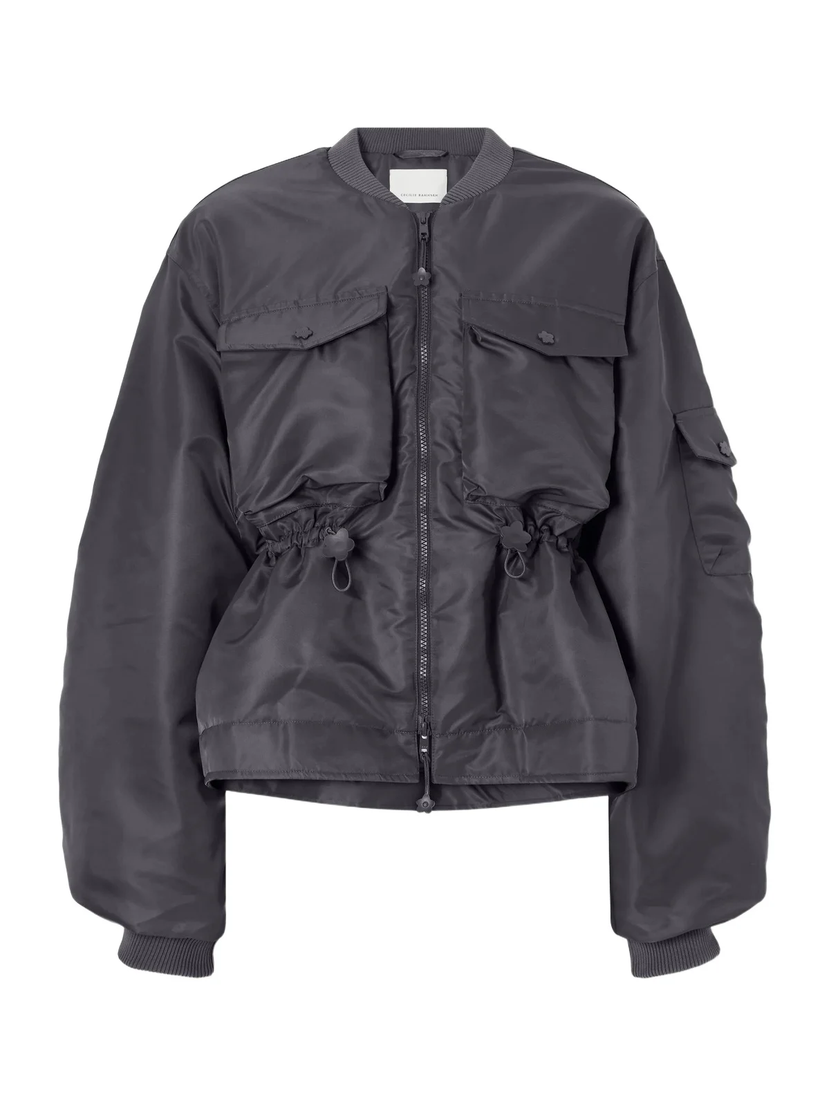 Cecilie Bahnsen Birdie Embellished Padded Shell Bomber Jacket