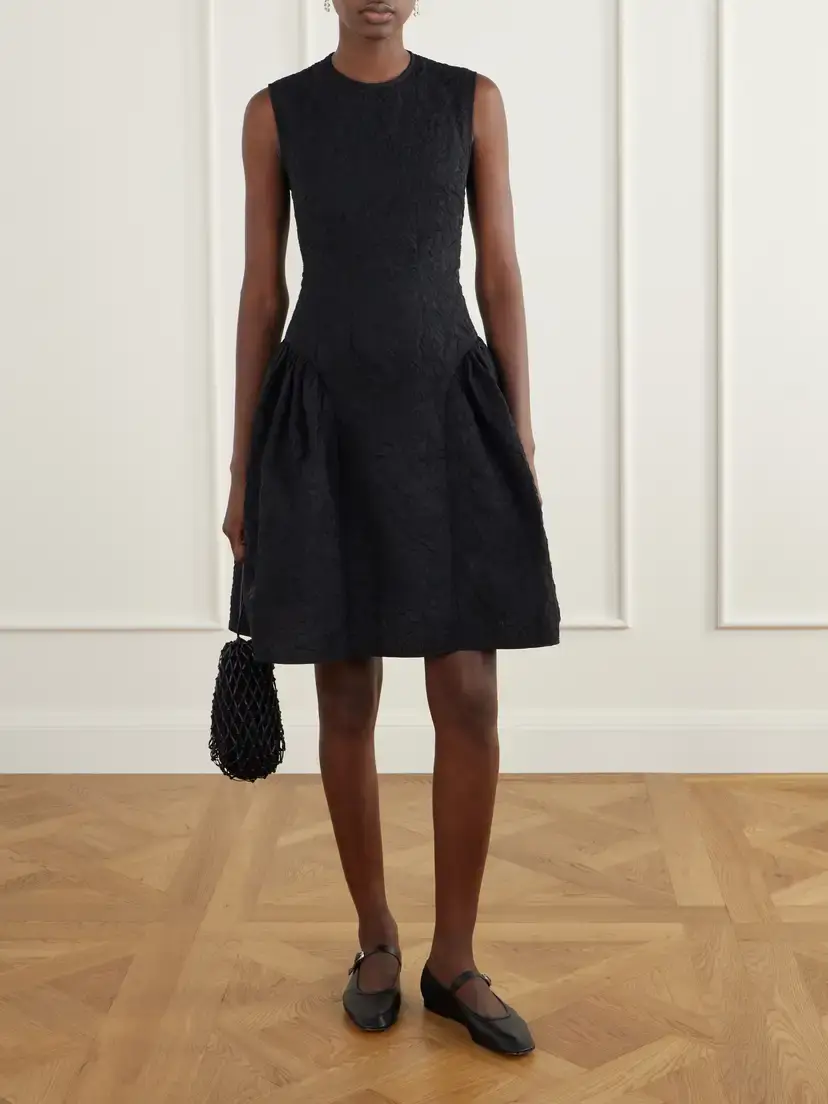 Cecilie Bahnsen Flodie Matelassé Midi Dress | Thumbnail 2 Cecilie Bahnsen Flodie Matelassé Midi Dress | Thumbnail 2