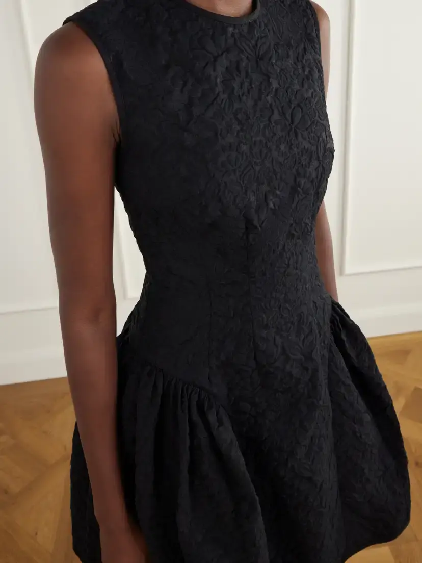 Cecilie Bahnsen Flodie Matelassé Midi Dress | Thumbnail 4 Cecilie Bahnsen Flodie Matelassé Midi Dress | Thumbnail 4
