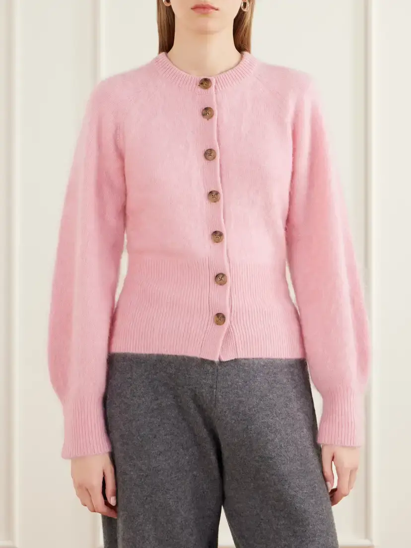 Guest In Residence Grizzly Cashmere Cardigan | Thumbnail 3