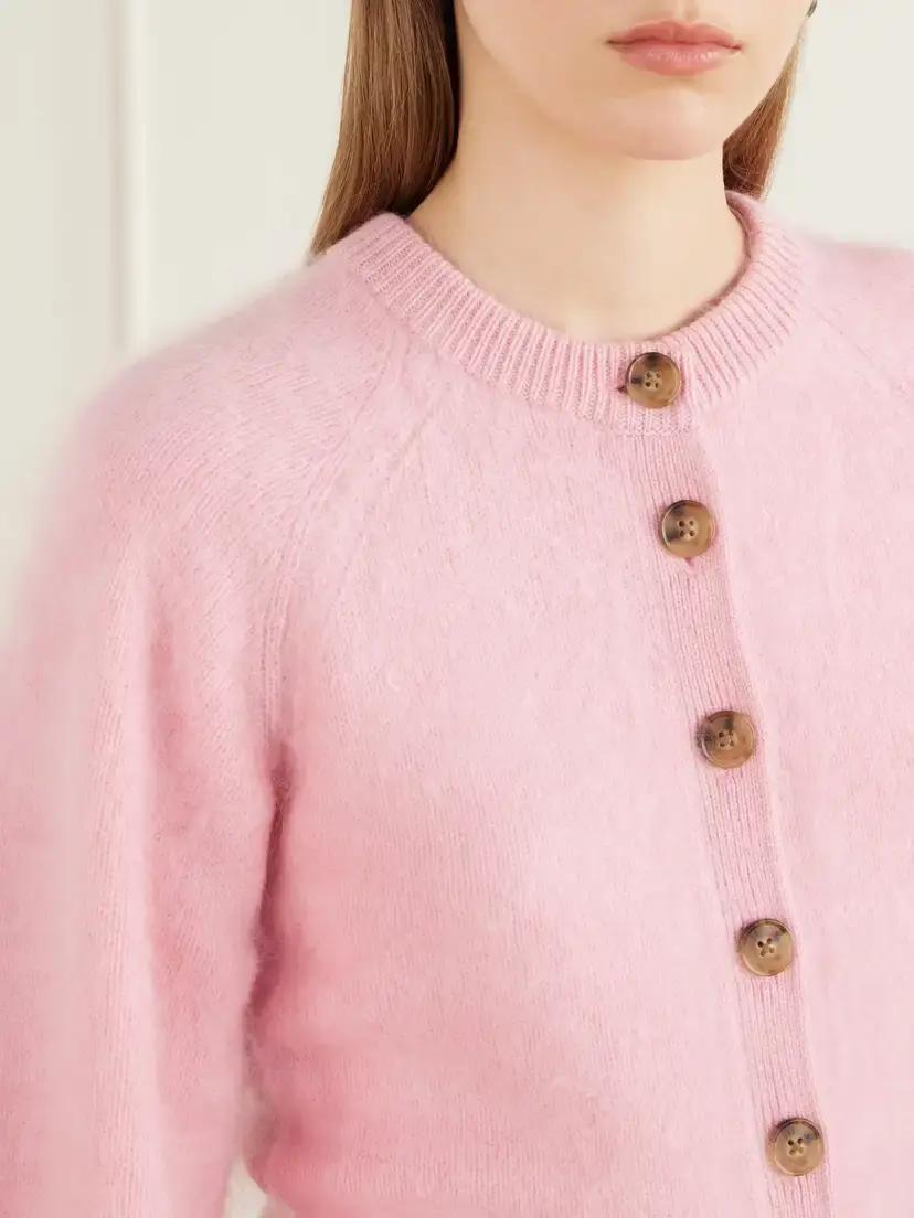 Guest In Residence Grizzly Cashmere Cardigan | Thumbnail 5