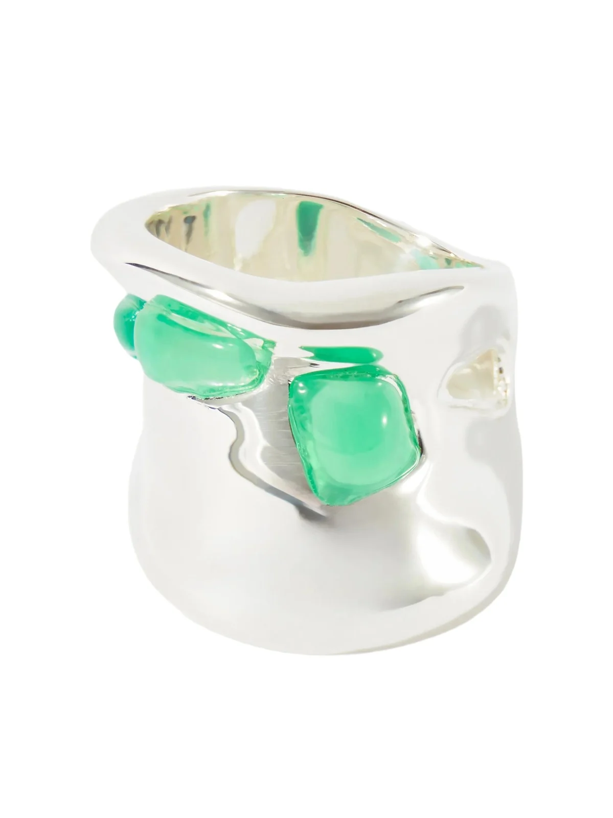 Embellished Silver-tone Ring Embellished Silver-tone Ring