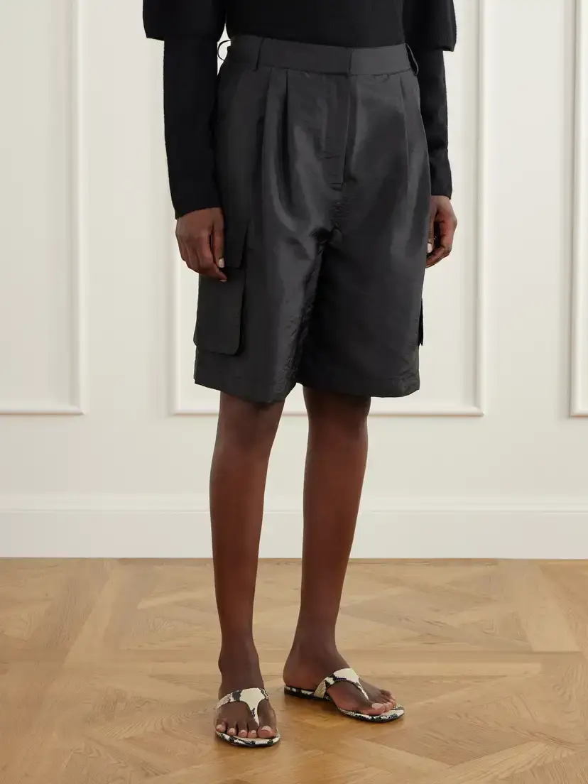 Tibi Stella Shell Shorts | Thumbnail 3