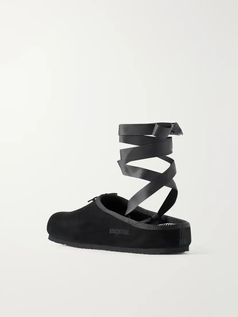 Birkenstock 1774 + Repetto Opera Bow-embellished Suede Slip-ons | Thumbnail 3 Birkenstock 1774 + Repetto Opera Bow-embellished Suede Slip-ons | Thumbnail 3