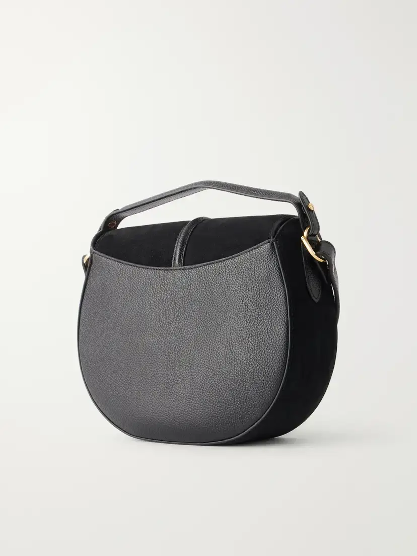 DeMellier The Siena Leather-trimmed Suede Shoulder Bag | Thumbnail 4