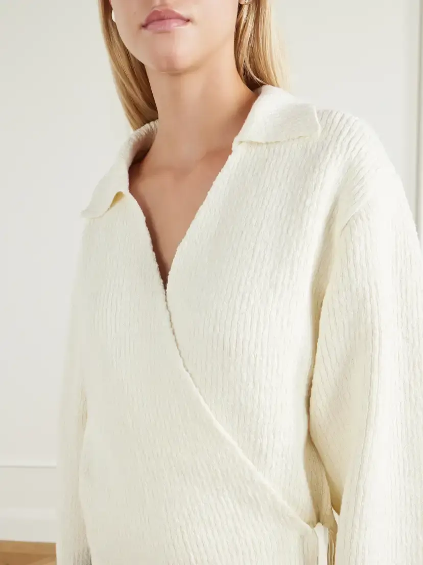 Deiji Studios Wrap Organic Cotton Cardigan | Thumbnail 4 Deiji Studios Wrap Organic Cotton Cardigan | Thumbnail 4