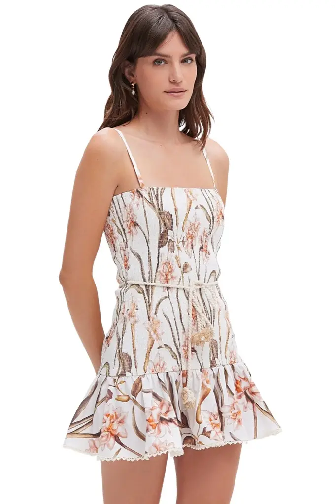 PatBo BOTANIC RETRO MINI DRESS