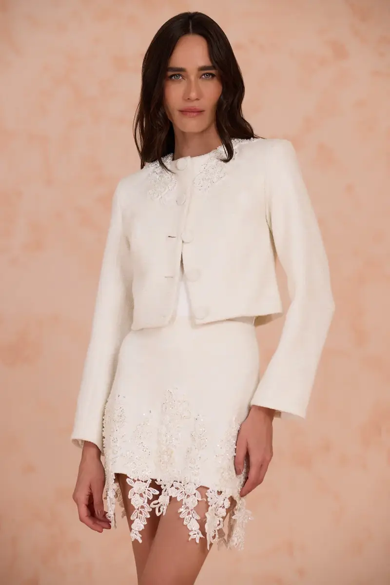 PatBo NOEMI TWEED MINI SKIRT | Thumbnail 2 PatBo NOEMI TWEED MINI SKIRT | Thumbnail 2