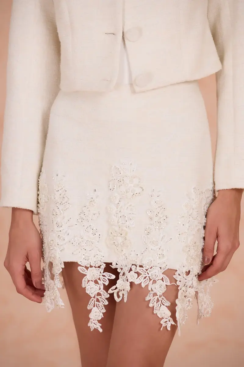 NOEMI TWEED MINI SKIRT