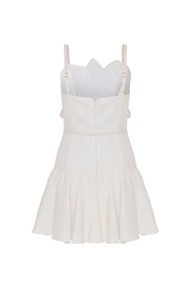 PatBo TROPIC LINEN FLOWER MINI DRESS | Thumbnail 4 PatBo TROPIC LINEN FLOWER MINI DRESS | Thumbnail 4