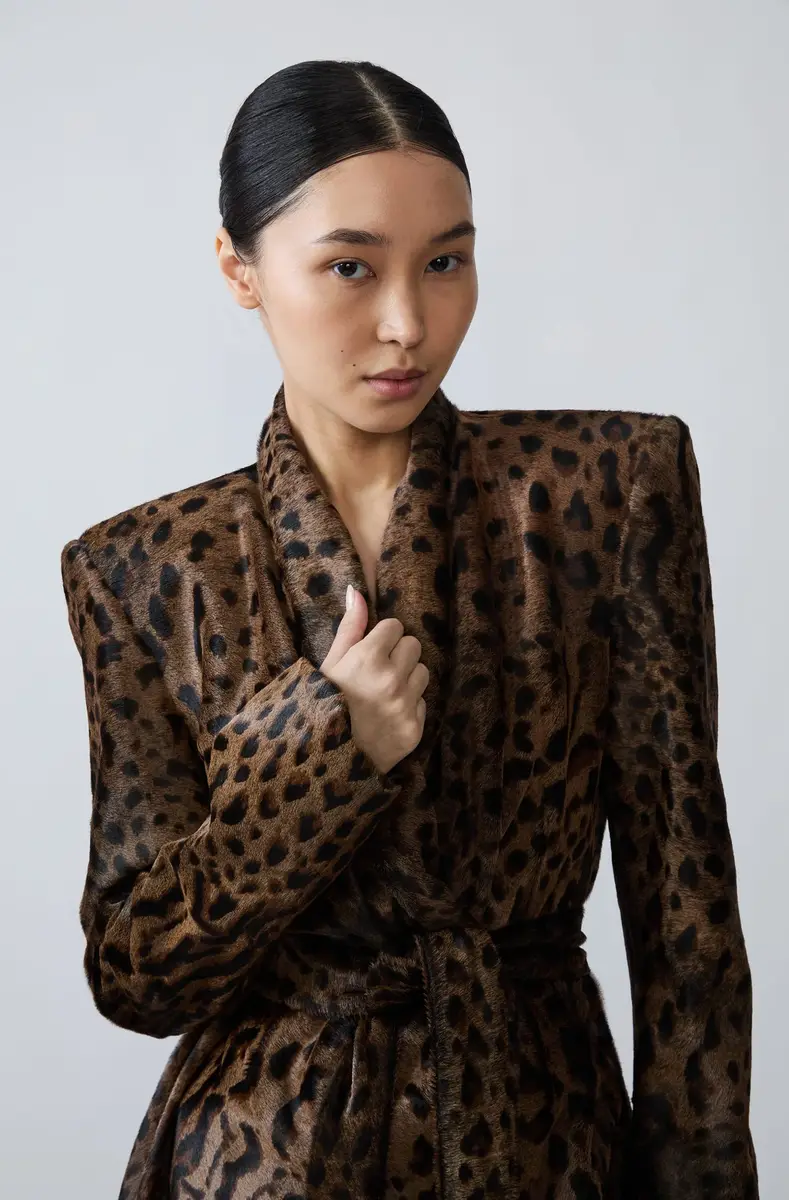 Lapointe Calf Hair Belted Jacket | Thumbnail 3 Lapointe Calf Hair Belted Jacket | Thumbnail 3