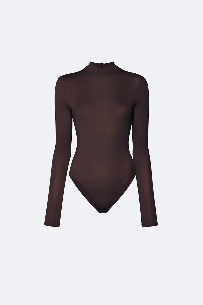 Lapointe Jersey Mock Neck Bodysuit | Thumbnail 3
