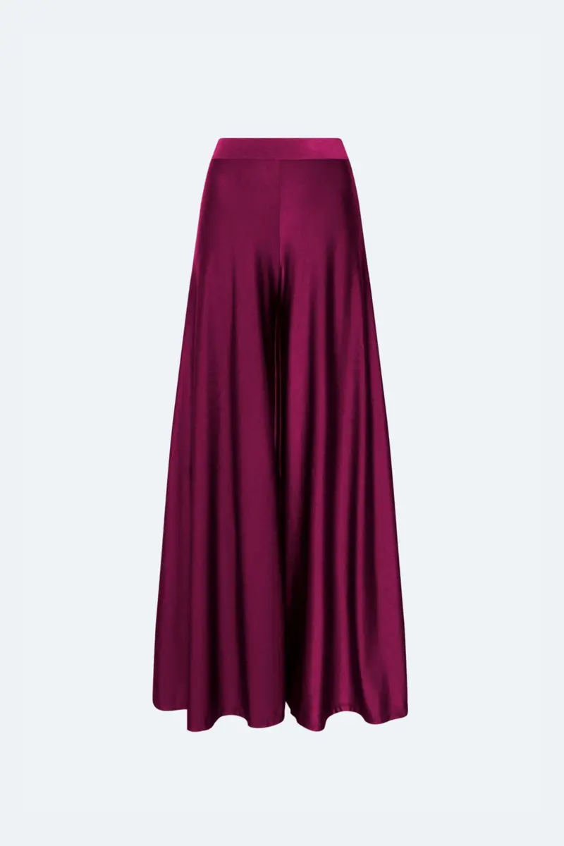 Lapointe Shine Jersey Wide Leg Pant | Thumbnail 3 Lapointe Shine Jersey Wide Leg Pant | Thumbnail 3