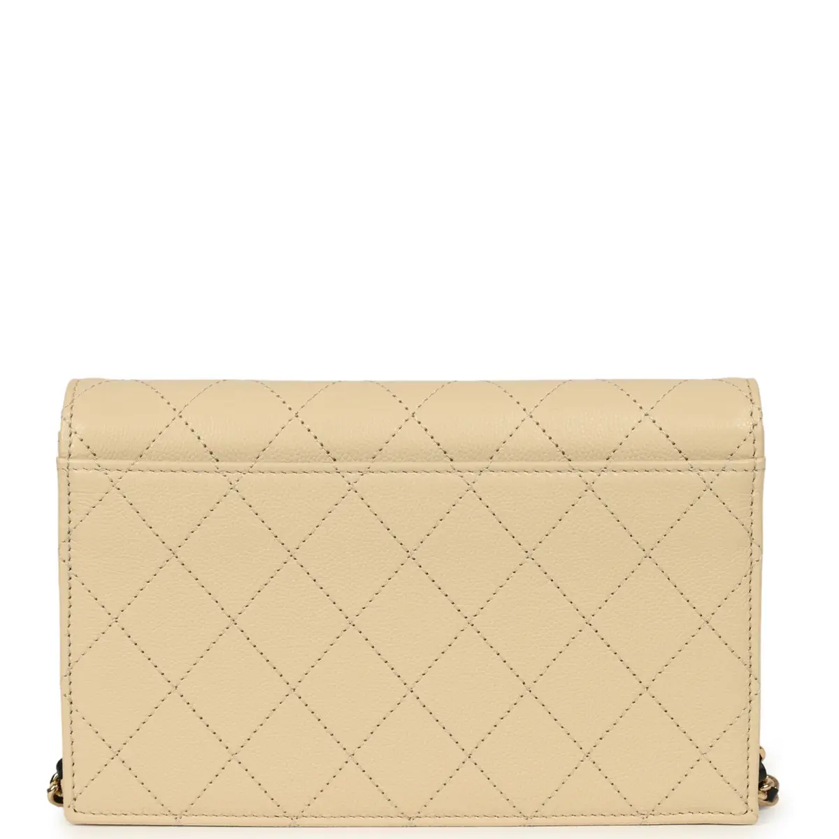 Chanel Chanel "Neo Filigree" Wallet on Chain WOC Beige, Black Grained Calfskin Gold Hardware | Thumbnail 4 Chanel Chanel "Neo Filigree" Wallet on Chain WOC Beige, Black Grained Calfskin Gold Hardware | Thumbnail 4