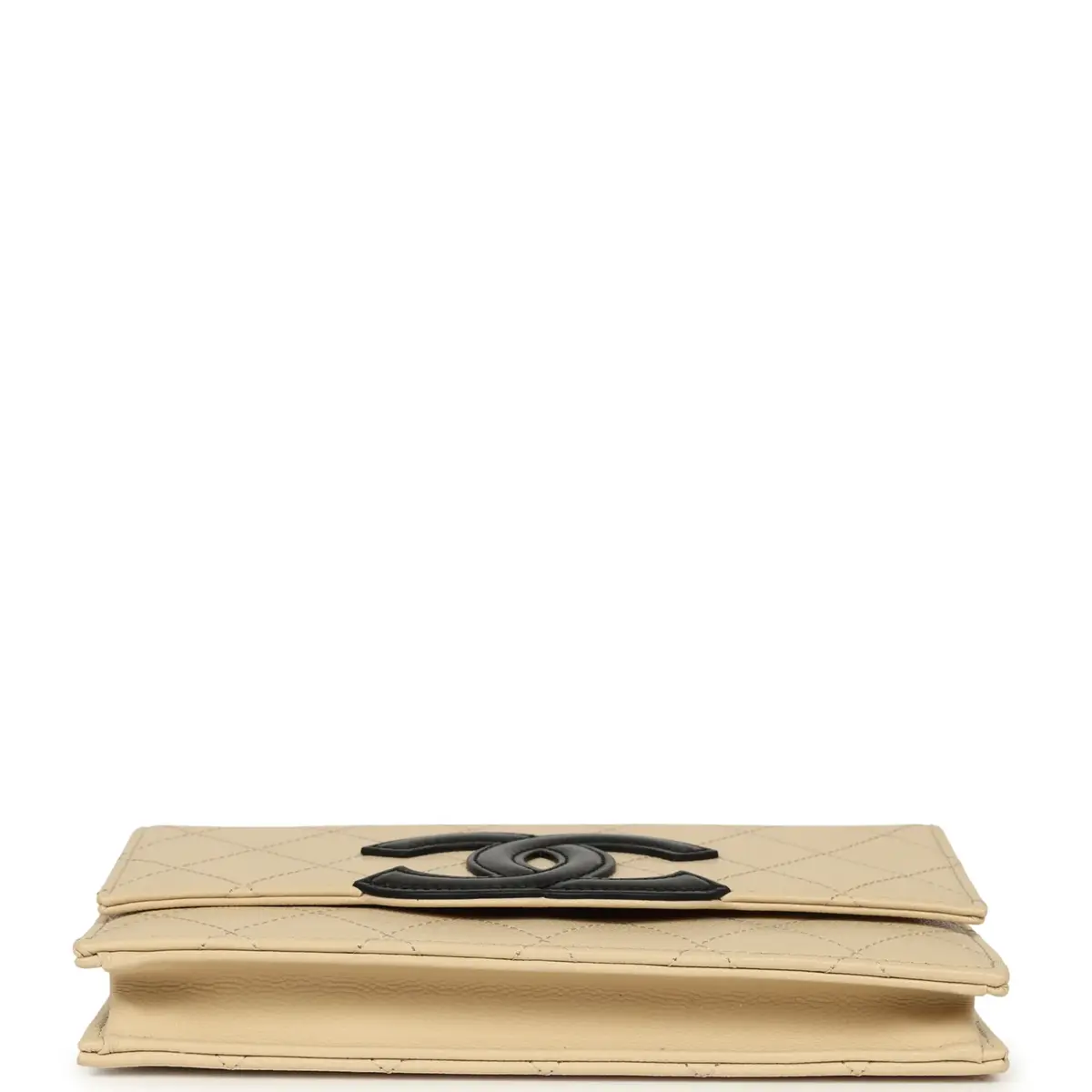 Chanel Chanel "Neo Filigree" Wallet on Chain WOC Beige, Black Grained Calfskin Gold Hardware | Thumbnail 6 Chanel Chanel "Neo Filigree" Wallet on Chain WOC Beige, Black Grained Calfskin Gold Hardware | Thumbnail 6