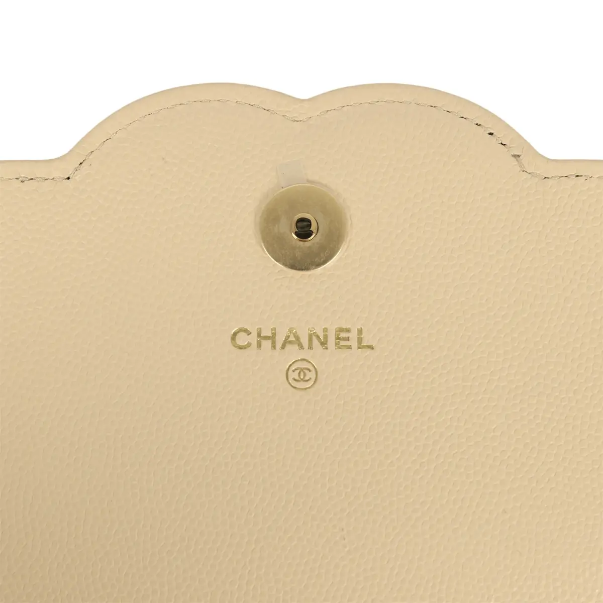 Chanel Chanel "Neo Filigree" Wallet on Chain WOC Beige, Black Grained Calfskin Gold Hardware | Thumbnail 8 Chanel Chanel "Neo Filigree" Wallet on Chain WOC Beige, Black Grained Calfskin Gold Hardware | Thumbnail 8