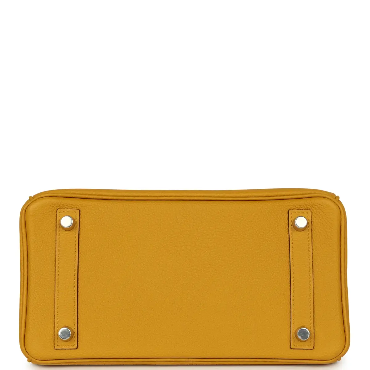HERMÈS Hermes Birkin 25 Jaune Ambre Togo, Shiny Porosus Crocodile Touch Palladium Hardware | Thumbnail 6